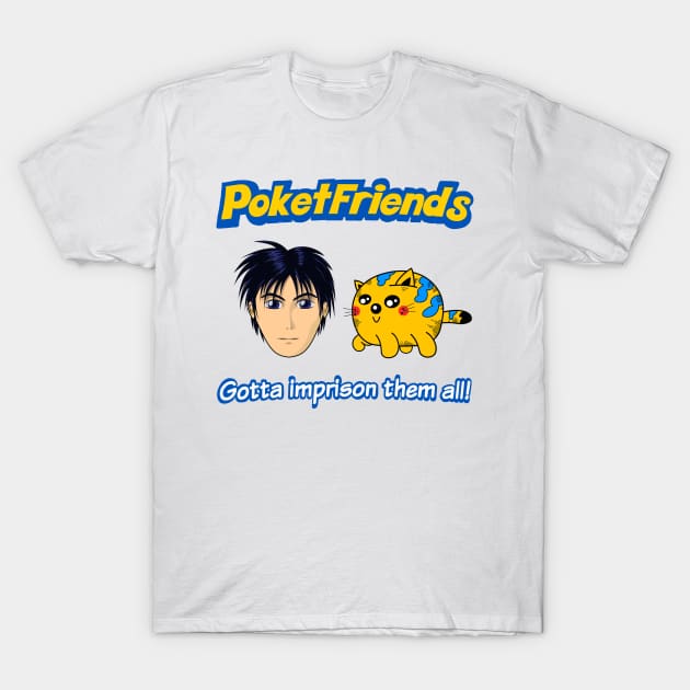 PoketFriends Anime Knock Off Boot Off Brand T-Shirt by blueversion